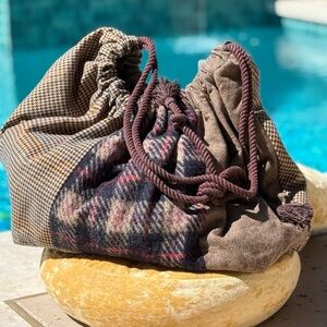 Free People Harrison slouchy hobo wool bag Drawstring Tote